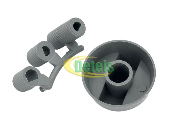 Ручка регулювання HGN-003 срібляста для газової плити (універсальна)